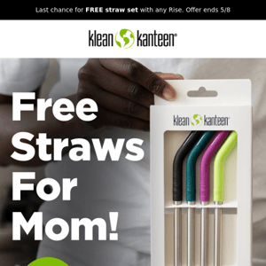 Final Days for FREE Straw Set!