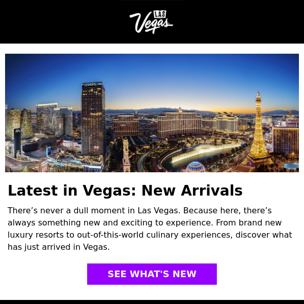 See What’s New in Las Vegas