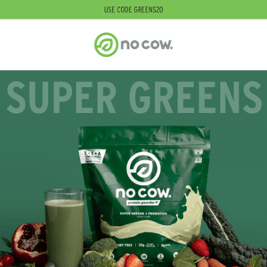 Super Greens + Probiotics + $20 Off! 🍏🥬