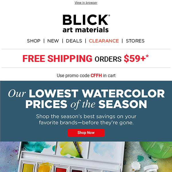 Blick Liquid Watercolors and Sets
