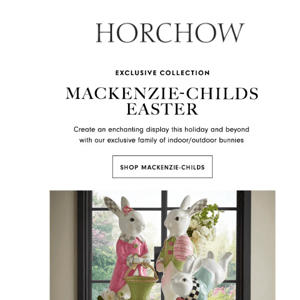 Exclusive! New MacKenzie-Childs Easter collectibles