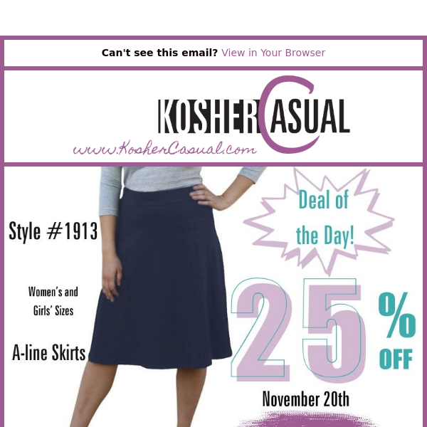 😍25% Off Your Perfect A-Line Skirt! 😍