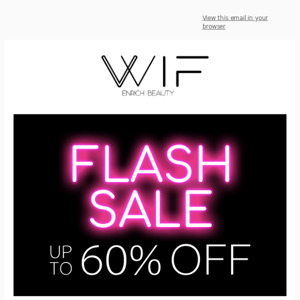 Up to 60% Off Flash Sale 🔥