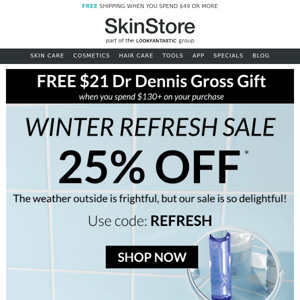 25% Off Winter Refresh Sale 🏃