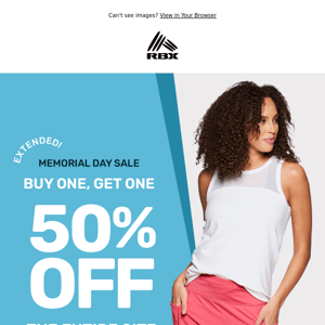 Sale Extended: BOGO 50% Off!