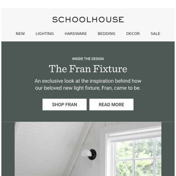 Inside The Design: Get To Know Our Fran Fixture - schoolhouse.com