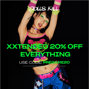 ⚡EXTENDED⚡ Extra 20% Off