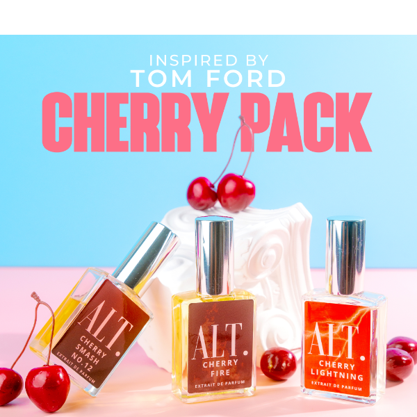 🍒 Our Tom Ford Inspired Cherry Pack is here!