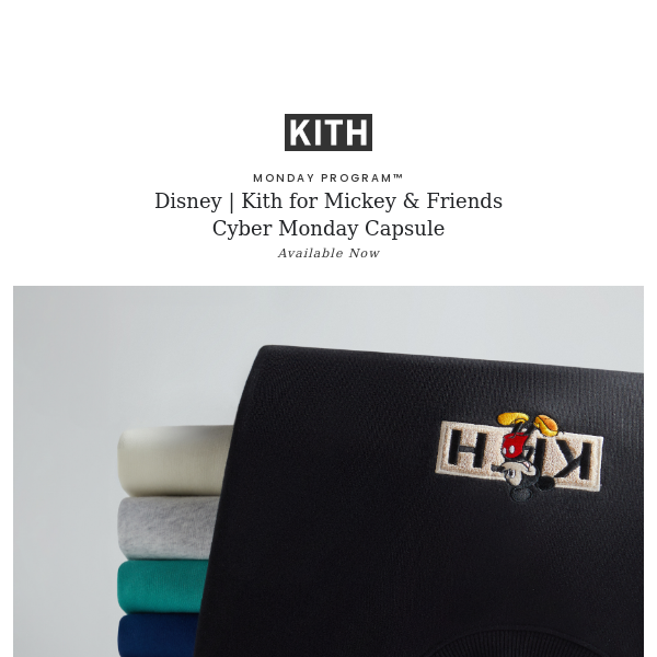 Disney | Kith for Mickey & Friends Cyber Monday Capsule - Kith