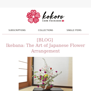 💐 [BLOG] Ikebana: The Art of Japanese Flower Arrangement