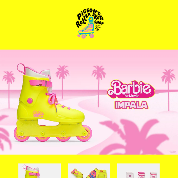 Barbie Gear is Here! Check out the new Skates, Pads, and Socks from Barbie The Movie!