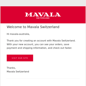 Welcome to Mavala Switzerland