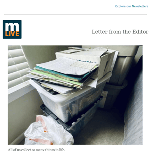 Letter from the Editor: Spring cleaning is not limited to the basement or garage – it’s for what’s inside us, too