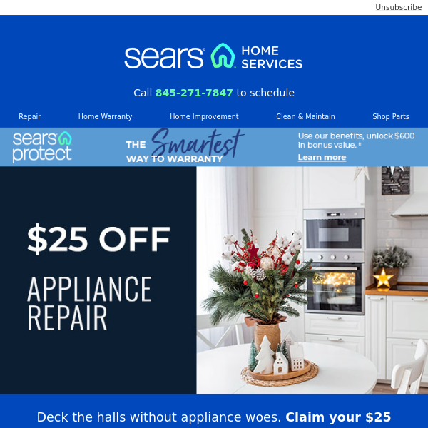 25 Off Appliance Repair