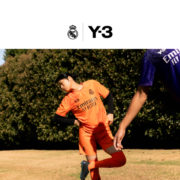 Just In: Real Madrid / Y-3 by Yohji Yamamoto 2024 Collection