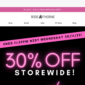 Last chance for 30% OFF storewide! ❤️