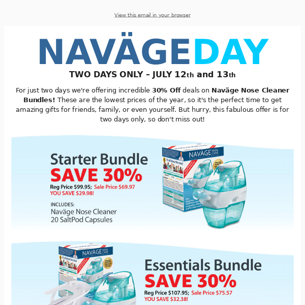 Navage Navge Custom Cleaning Kit