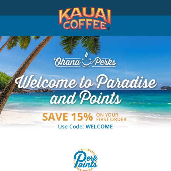 ☕ Welcome to 'Ohana Perks from Kauai Coffee! ☕