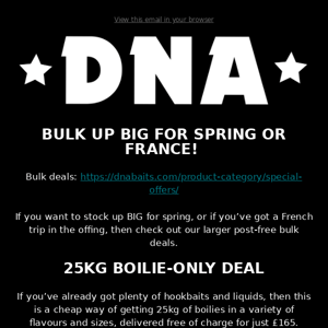 BULK UP BIG FOR SPRING OR FRANCE!