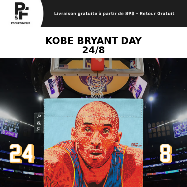 Célébrez l'Héritage de Kobe Bryant avec Nous