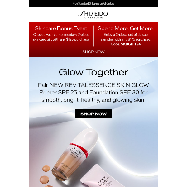 Glow Together With NEW RevitalEssence Primer & Foundation
