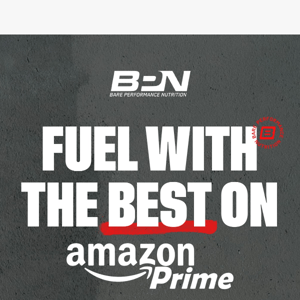 Find us on Amazon - Shop BPN on Prime!