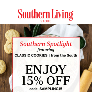 Southern Cookie Favorites + 15% off