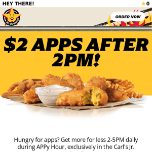 $2 Apps 2-5PM and More!