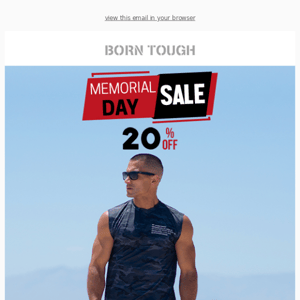 Memorial Day Sale - Get 20% Off