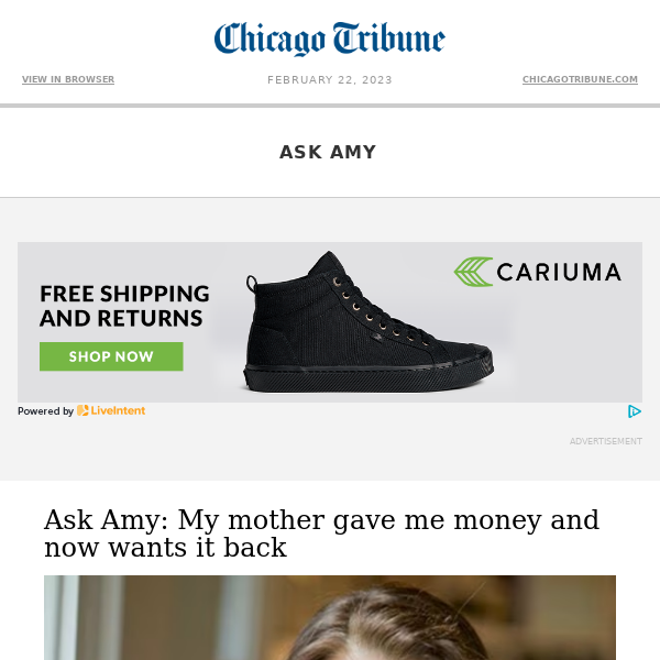 Ask Amy: My mother gave me money and now wants it back