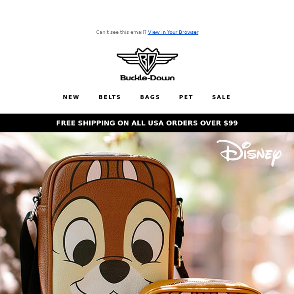 Chip and Dale Crossbody Bags