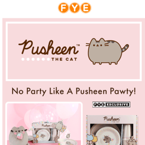 Host the "PURRFECT" Party with Pusheen the Cat!