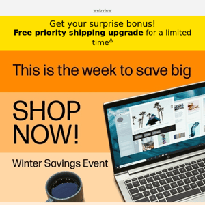 HP’s Winter Savings Event is live!