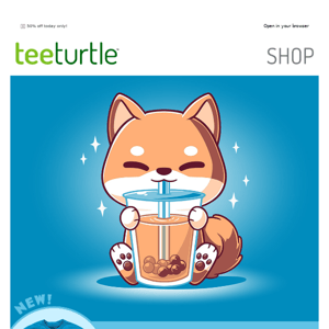 An adorable puppy & boba? YES PLEASE.