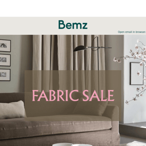 Fabric sale - 20% off selected fabrics 💕🤎