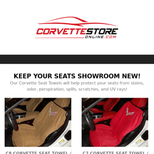 Keep Your Corvette Seats Clean This Summer!