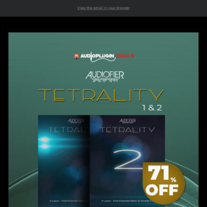 🚨Get 71% Off Audiofier Tetrality Bundle!