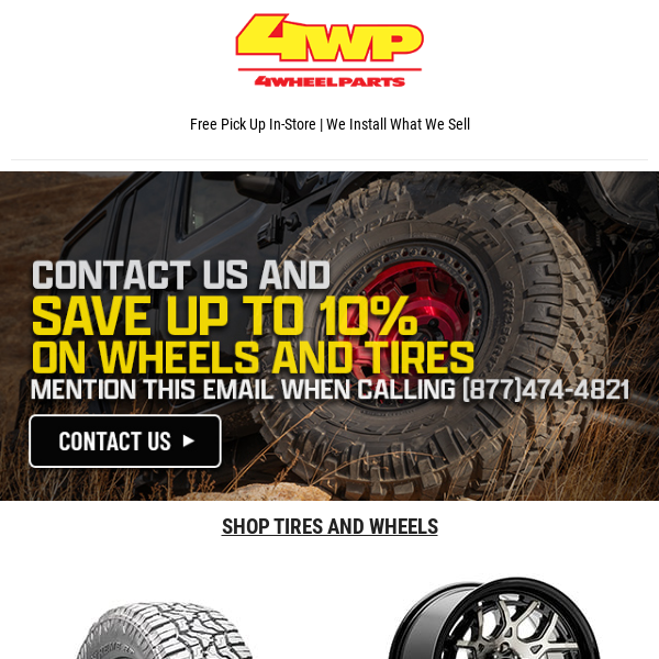 ☎️ Dial For Deals: Your Search Ends Here For the Perfect Wheels and Tires