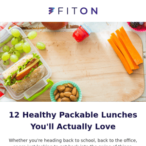 🥙 12 healthy packable lunches you'll love