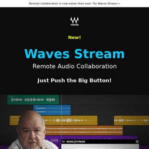 👉 Just push the big button! New from Waves