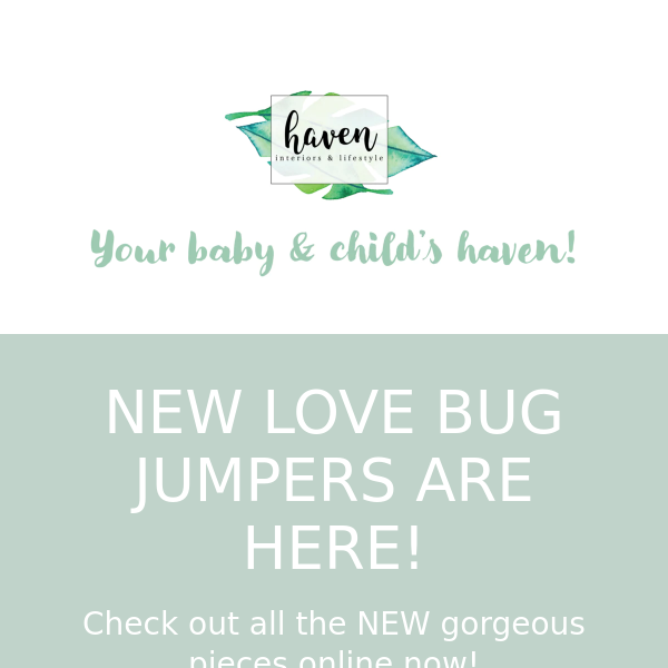 LOVE BUG JUMPERS!