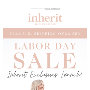 20% OFF Just launched Inherit Exclusives!