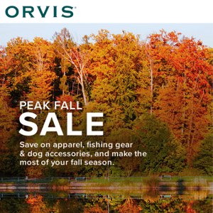 Our Peak Fall Sale is going on now!