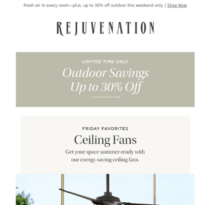 Friday Favorites: Cool off with ceiling fans