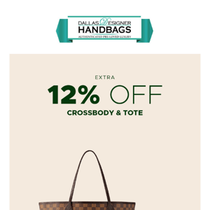 Extra 12% OFF | Sale On Crossbody & Tote Bags