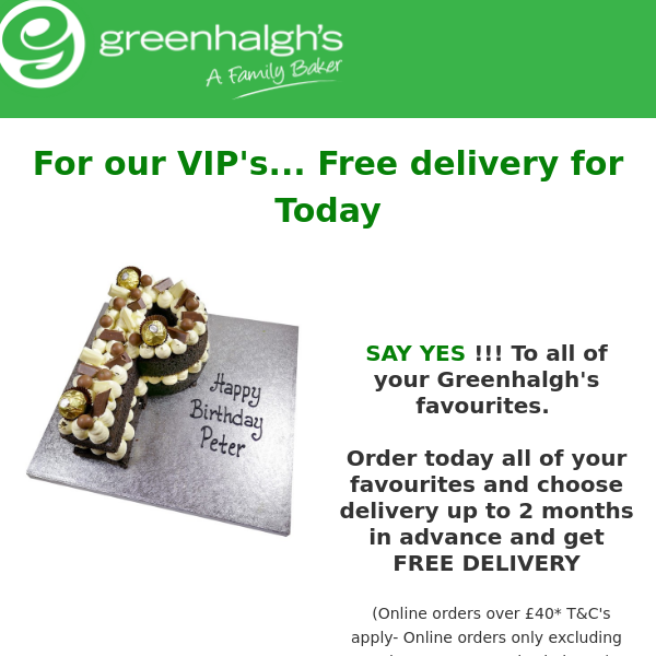 Exclusive Offer: Free Delivery for Our VIPs