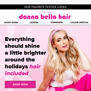 Sleigh-ing the holiday hair game