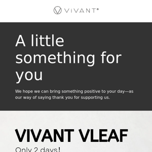 Only $37 to get VIVANT VLeaF, a dry herb vape with 5 temperature settings.
