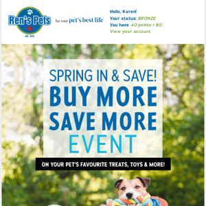 Buy More, Save More on Wet Food, Treats, Toys & so much more!