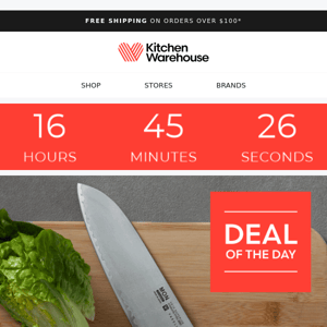 Deal of the day! 🔥 63% OFF RRP Yaxell Mon Santoku Knife